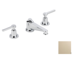 Смеситель для раковины на три отверстия устанавливаемый на борту с донным клапаном, THG Spirit с рукоятками, black ceram (D30) - G58-151 Смеситель для раковины на три отверстия устанавливаемый на борту с донным клапаном, THG Spirit с рукоятками, black ceram (D30) - G58-151