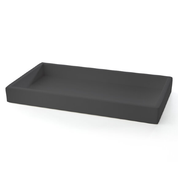 3SC Лоток универсальный, настольный, композит Solid Surface,  Mood Black цвет: черный арт. MN66A