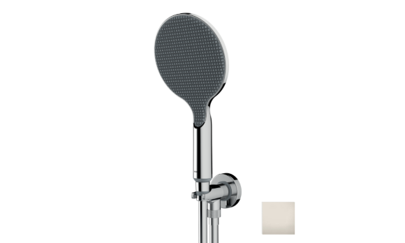 Душевой комплект с ручным душем, держателем и шлангом, Apice Bossini, CE3002C.094 цвет: никель