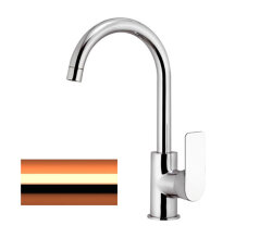 Смеситель для кухни с поворотным изливом, цвет: медь REMER Infinity I72RL