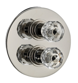 Смеситель термостатический для душа Devon&Devon Excelsior Gemstone, цвет: хром, арт. EXC-GM1482CR