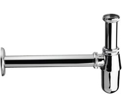 Литой сифон для раковины и биде Remer 970Z114, цвет: хром