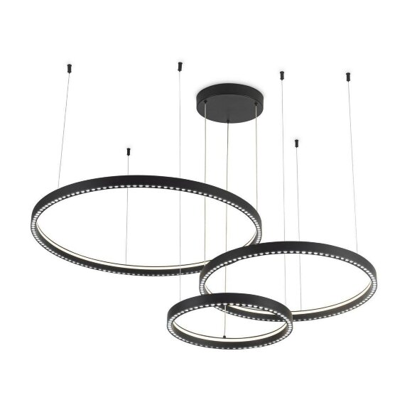 Подвесной светодиодный светильник Comfort Line хай-тек FL5882, Ambrella light цвет: черный