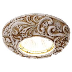 Встраиваемый светильник Desing прованс D2980 BG, Ambrella light цвет: бежевый Встраиваемый светильник Desing прованс D2980 BG, Ambrella light цвет: бежевый