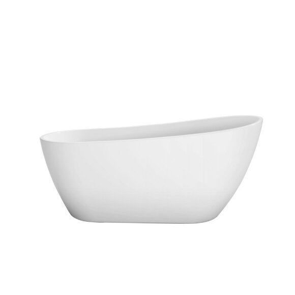 BelBagno Акриловая ванна 170x80, отдельностоящая, полукруглая, белая, арт. BB704-1700-800-K