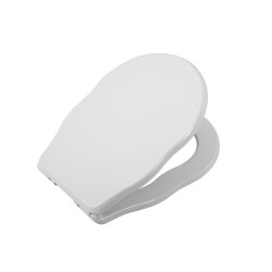 BelBagno Сиденье дюропласт, close, металлическое крепление "хром" глянцевый белый, Boheme, арт. BB115SC