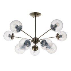 Подвесная люстра, вид современный Meissa Arte Lamp цвет:  античная бронза - A4164PL-10AB