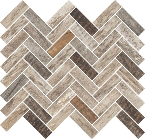 Мозаика INWOOD DARK GREY MOSAICO SPINA RONDINE 32x28,5 арт. J87202