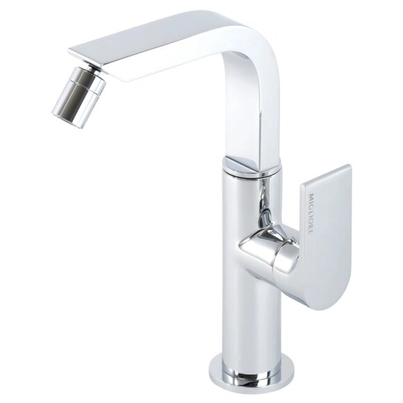 Смеситель для биде моноком. высокий, закругленный излив H=21,9 см, Migliore Tenesi, хром арт. 25419