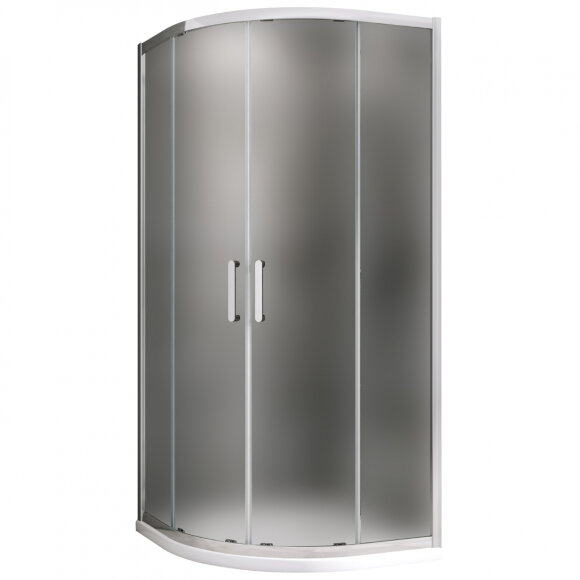 Душевой уголок Schwarzer Diamant 900x900мм, Хром, ABBER арт. AG01090M