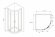 Душевой уголок Schwarzer Diamant 900x900мм, Хром, ABBER арт. AG01090M