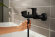 Смеситель для ванны, 72450670 Rebris Hansgrohe, цвет: e черный матовый
