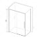 RGW Душевой уголок SV-42 130х70 профиль хром стекло прозрачное алюминий, стекло арт. 32324237-011