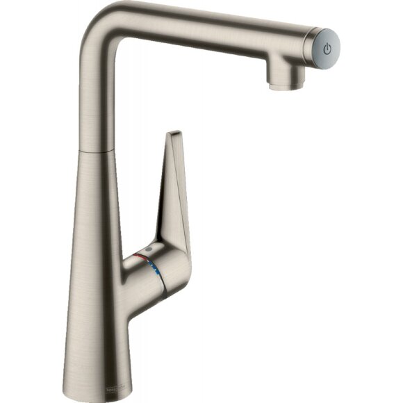 Смеситель для кухни, 73854800 Talis Select Hansgrohe, цвет: m512-h300 сталь