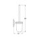 Ершик для унитаза (хром стекло матовое) GROHE Essentials арт. 40374001