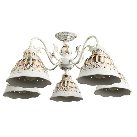 Потолочная люстра, вид морской Shiesa Arte Lamp цвет:  белый - A2814PL-5WG