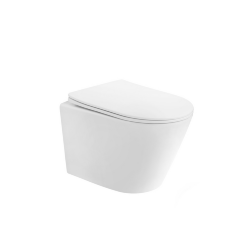 Подвесной унитаз 49 х 35,5 х 36 см ABBER Bequem, цвет: белый матовый, арт. AC1102TMW Подвесной унитаз 49 х 35,5 х 36 см ABBER Bequem, цвет: белый матовый, арт. AC1102TMW