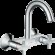 Hansgrohe смеситель для кухни, настенный внешнего монтажа, двухвентильный, Eco, Logis M32, глянцевый хром арт. 71284000