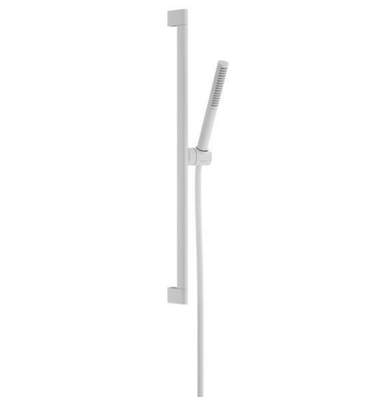 Hansgrohe душевой гарнитур со штангой 65см, Pulsify S, матовый белый арт. 24372700