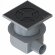 Душевой трап smart design 10x10 cm, нерж.Сталь black, Boheme, (италия) арт. 984-10-B
