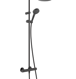 Hansgrohe душевая система с термостатом, Vernis Blend, матовый черный арт. 26276670 Hansgrohe душевая система с термостатом, Vernis Blend, матовый черный арт. 26276670