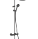 Hansgrohe душевая система с термостатом, Vernis Blend, матовый черный арт. 26276670