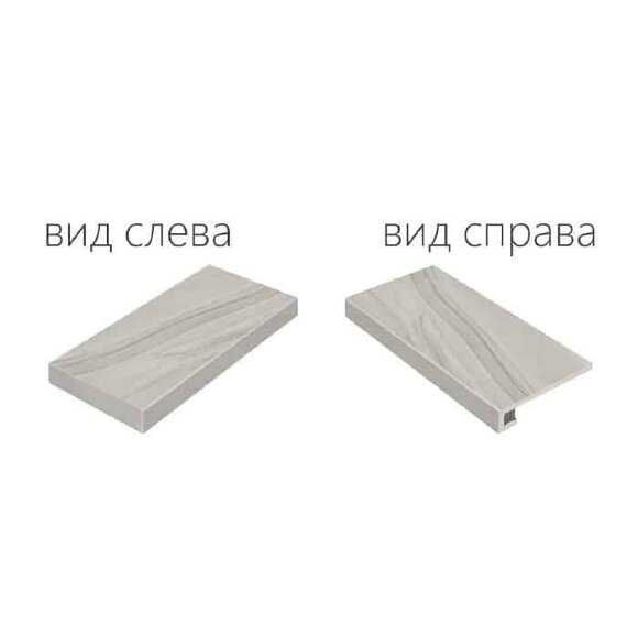 Ступень Wonder Graphite Scalino Angolare Sinistro 33x60 Italon  арт. 620070000623