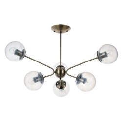 Подвесная люстра, вид современный Meissa Arte Lamp цвет:  античная бронза - A4164PL-6AB