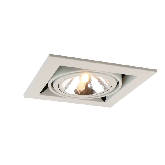 Встраиваемый светильник, вид современный Cardani Semplice WH Arte Lamp цвет:  белый - A5949PL-1WH