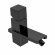 Смеситель для биде на 1 отв., с заглушкой 1”1/4 BOSSINI Cube арт. Z004401.073 цвет: черный матовый