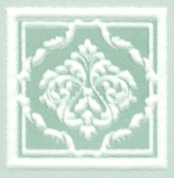 Kerama Marazzi Петергоф AD\D327\SG1547 Зеленый 7,7x7,7 - Вставка