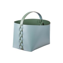 Корзина Helena ADJ Италия, 35x30xH26 цвет: небесный (эвкалипт) арт. 3626.50/60 Корзина Helena ADJ Италия, 35x30xH26 цвет: небесный (эвкалипт) арт. 3626.50/60