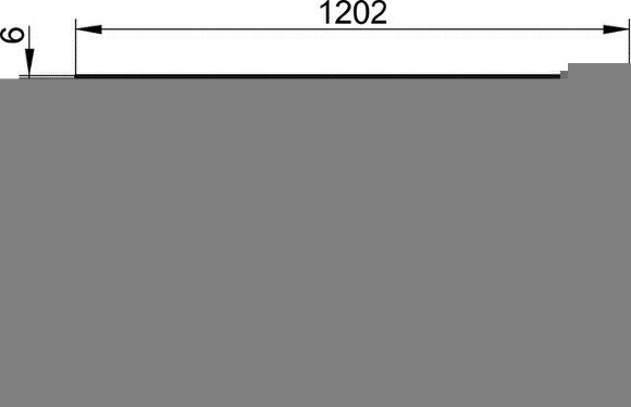 Keuco Верхняя декоративныя панель для тумбы 1200 мм, Edition 90 - 39028 919000