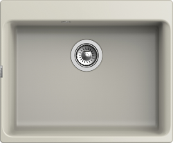 Кухонная мойка Axel 630x520, 1 чаша, Rivelato, Х-60 topazio цвет: бежевый