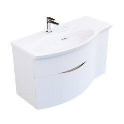 Тумба 100 см леваясм, Kerama Marazzi Riva, RV.100Lh\WHT.M цвет: белая матовая