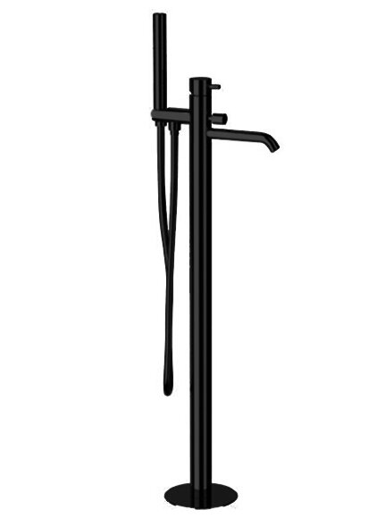 Напольный смеситель для ванны (черный матовый) Remer X STYLE X08NO