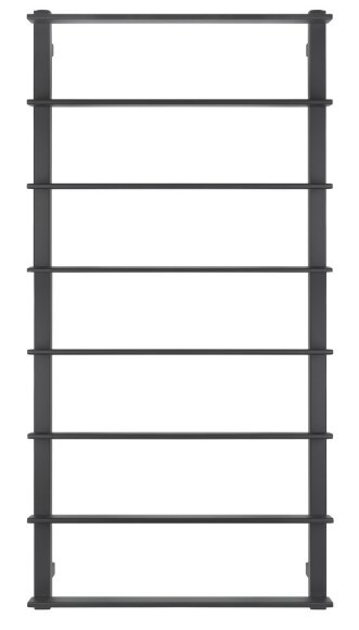 Полотенцесушитель электрический, черный матовый, Secado 120x40, Лорето - 4673739219140