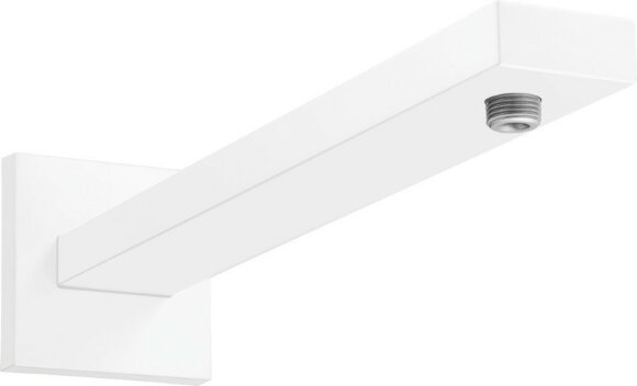 Hansgrohe душевой кронштейн настенный 389 мм, Square, матовый белый арт. 27694700