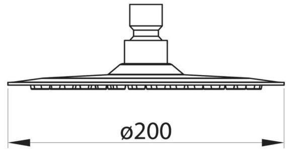 BelBagno Верхний душ матовый сатин, NOVA, арт. BB-SLDC1-IN BelBagno Верхний душ матовый сатин, NOVA, арт. BB-SLDC1-IN