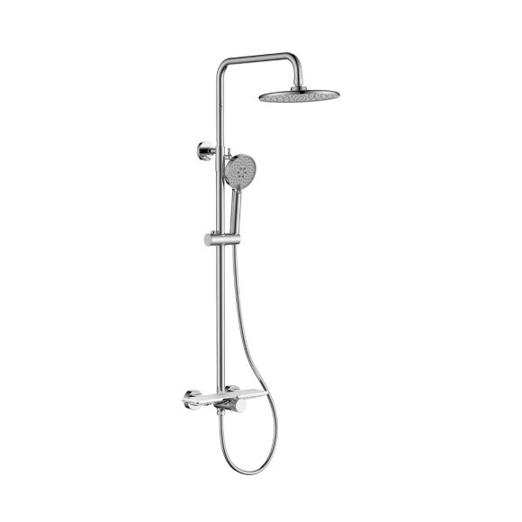 Душевая стойка, GL-9104-С, Chrome, Black&White арт. 9104С