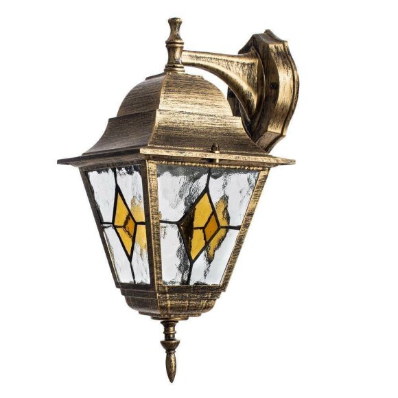 Уличный настенный светильник, вид замковый Bremen Arte Lamp цвет:  коричневый - A1012AL-1BN