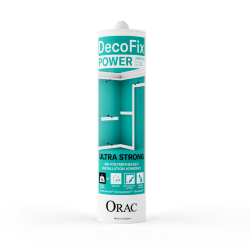 Монтажный полимерный клей Orac Decor DecoFix Power для наружного применения и непористых поверхностей, арт. FDP700 