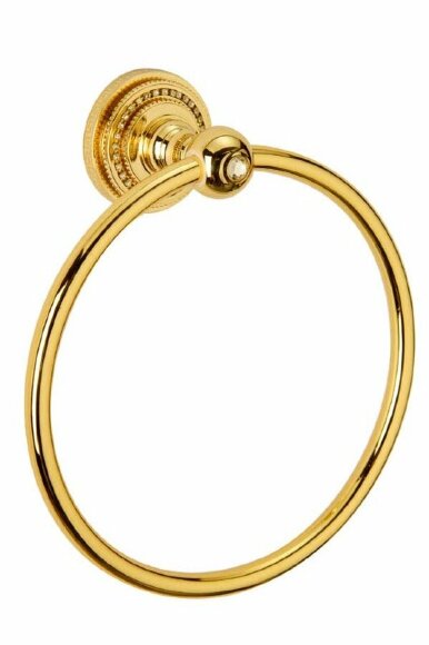 Кольцо для полотенец Imperiale латунь, золото Boheme - 10405