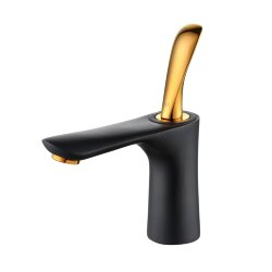 Смеситель для раковины, DA1032159  - Venice D&K цвет: черный/золото