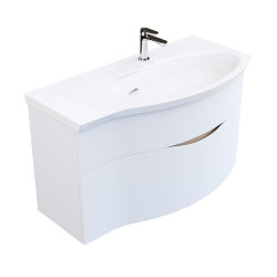 Тумба 100 см праваясм, Kerama Marazzi Riva, RV.100Rh\WHT.M цвет: белая матовая