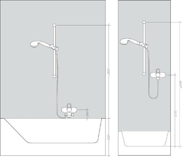 Hansgrohe душевая штанга S Puro 90см со шлангом, Unica, матовый серый арт. 28631340 Hansgrohe душевая штанга S Puro 90см со шлангом, Unica, матовый серый арт. 28631340
