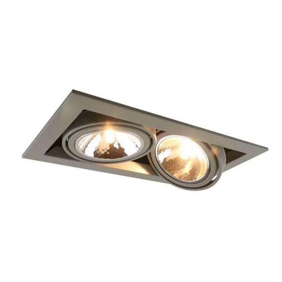 Встраиваемый светильник, вид современный Cardani Semplice GY Arte Lamp цвет:  серый - A5949PL-2GY