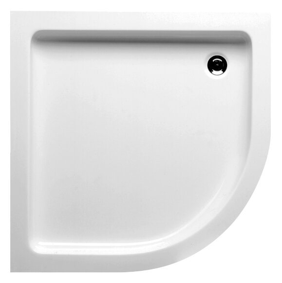 Акриловый душевой поддон Riho 207 90x90 белый 1/4 круга R550 DA2100500000000