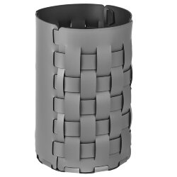 Корзинка Bottega серый, 35х35 кожа ADJ - 2035.03 Корзинка Bottega серый, 35х35 кожа ADJ - 2035.03