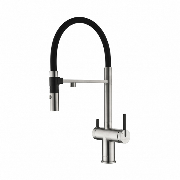 Кухонный смеситель Paulmark GRAVITY, цвет: нержавеющая сталь, арт. Gr213888-BS Кухонный смеситель Paulmark GRAVITY, цвет: нержавеющая сталь, арт. Gr213888-BS